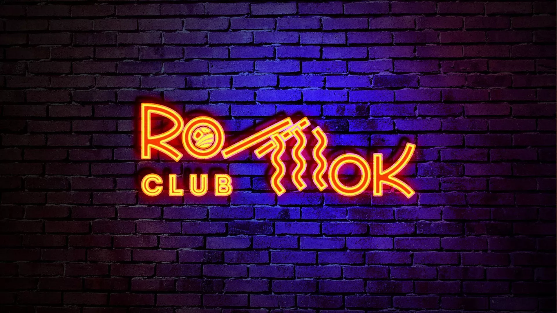 Разработка интерьерной вывески суши-бара «Roll Wok Club» в Котовске